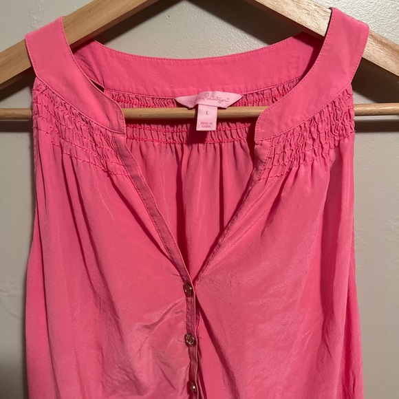 Lily Pulitzer Pink Sleeveless Top - Picture 4 of 13